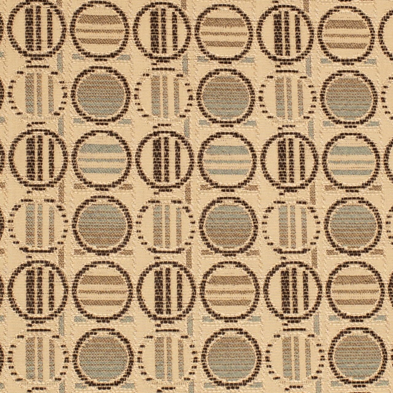 Stone - Brown Abstract Geometric Upholstery Fabric 54 Inches"